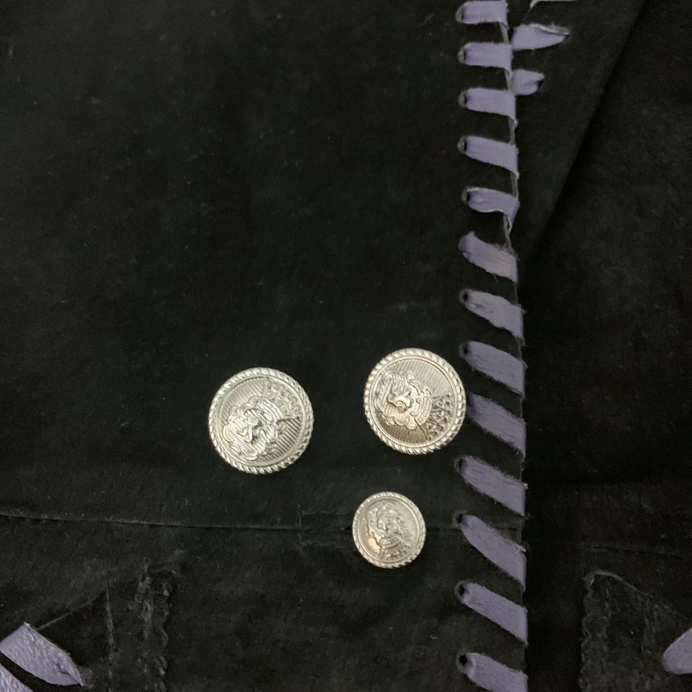 Vintage Western Leather Jacket - Picture 4 of 4